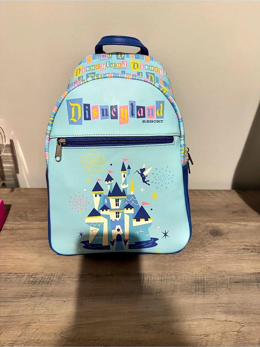 Disney Disneyland 65 Years Magic backpack Blue Backpack NWT